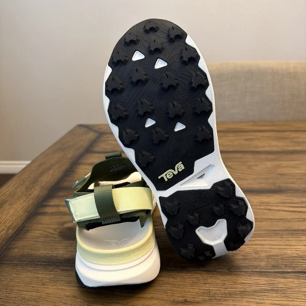 Teva M Aventrail Green Yellow Men Hiking Outdoor Trail Sandal Mens 9.5 …B33